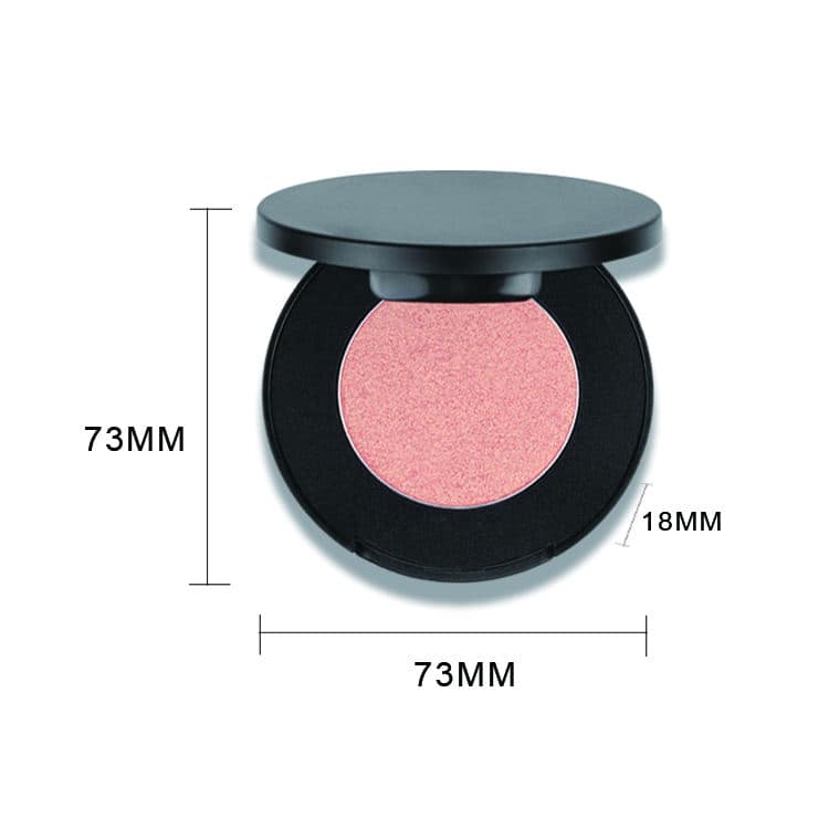 Fancy Rose Logo Mini Private Label Face Makeup Highlighter Makeup Pressed Powder Palette Glitter Pressed Custom Highlighter - Image 4