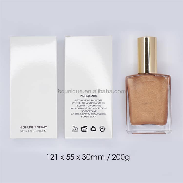 Custom Luxurious Shimmer Multi Purpose Dry Oil for Face Body and Hair Radiant Makeup Highlighter - Image 7