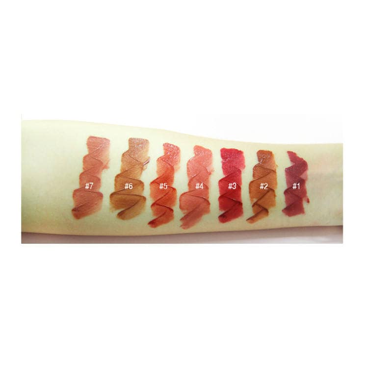 Vegan Liquid Matte Lipstick Private Beauty Cosmetics Lipstick Matte Makeup Lipstick Label Stickers - Image 3