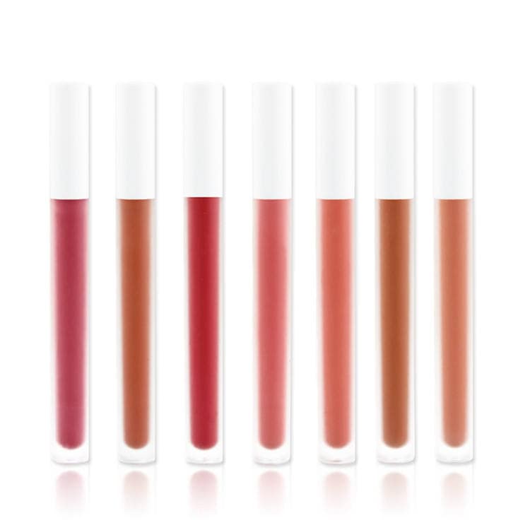 Vegan Liquid Matte Lipstick Private Beauty Cosmetics Lipstick Matte Makeup Lipstick Label Stickers - Image 2