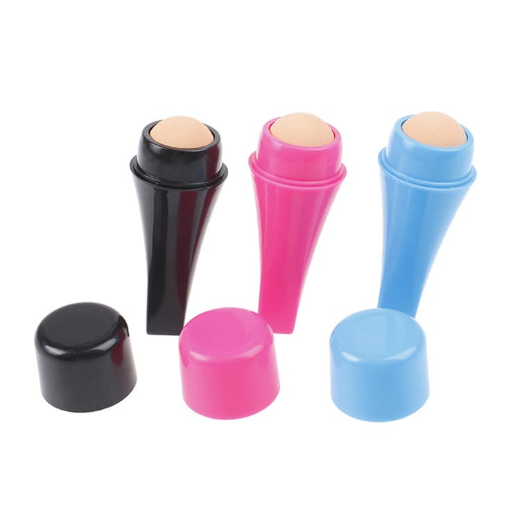 Portable Face Oil Removing Rolling Facial Cleaning Natural Volcanic Stone Oil Absorbing Volcanic Stone Roller Small Container - Image 5