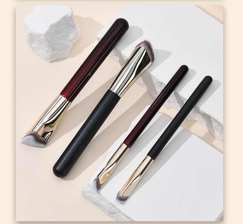 Lilywild Private Label High Density Heart-Shaped Contour Brush Seamless Blending Tool for 3D Face Makeup OEM/ODM Service - Image 4