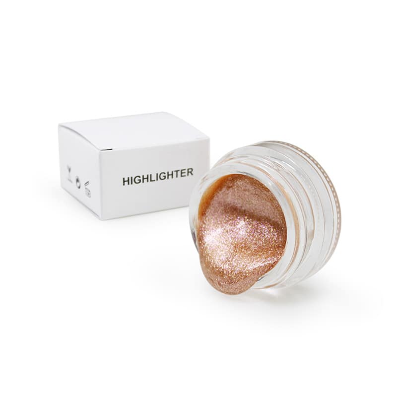 Custom Your Own Brand High Pigmented Creamy Shimmer Highlighter Liquid Iridescent Jelly Eye Shadow - Image 3