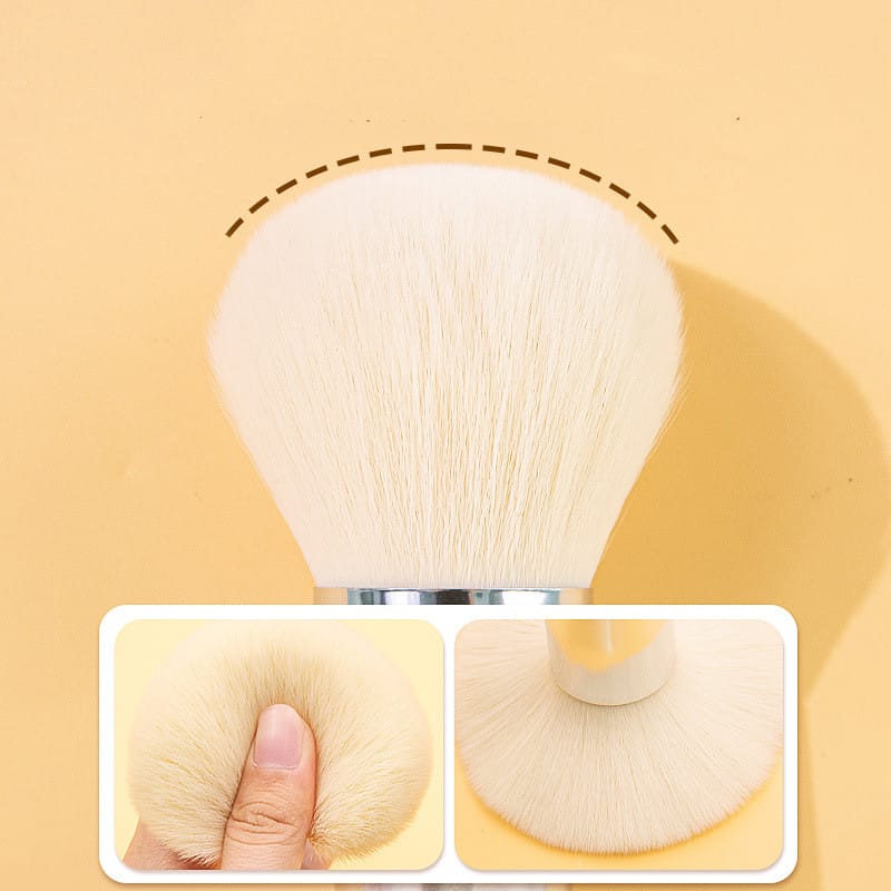 Lilywild New Wholesale Private Label Custom Logo Luxury Foundation Makeup Brush Large Diamond Setting Powder Brushes for Makeup - Image 6
