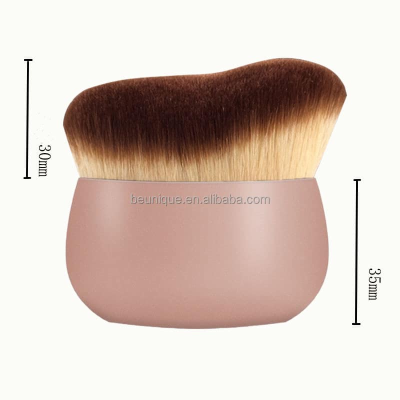 Professional Synthetic Hair Self Tanning Brush for Streak-Free Application Body & Face Use Shaving Brush Compatibility for Glow - Image 3