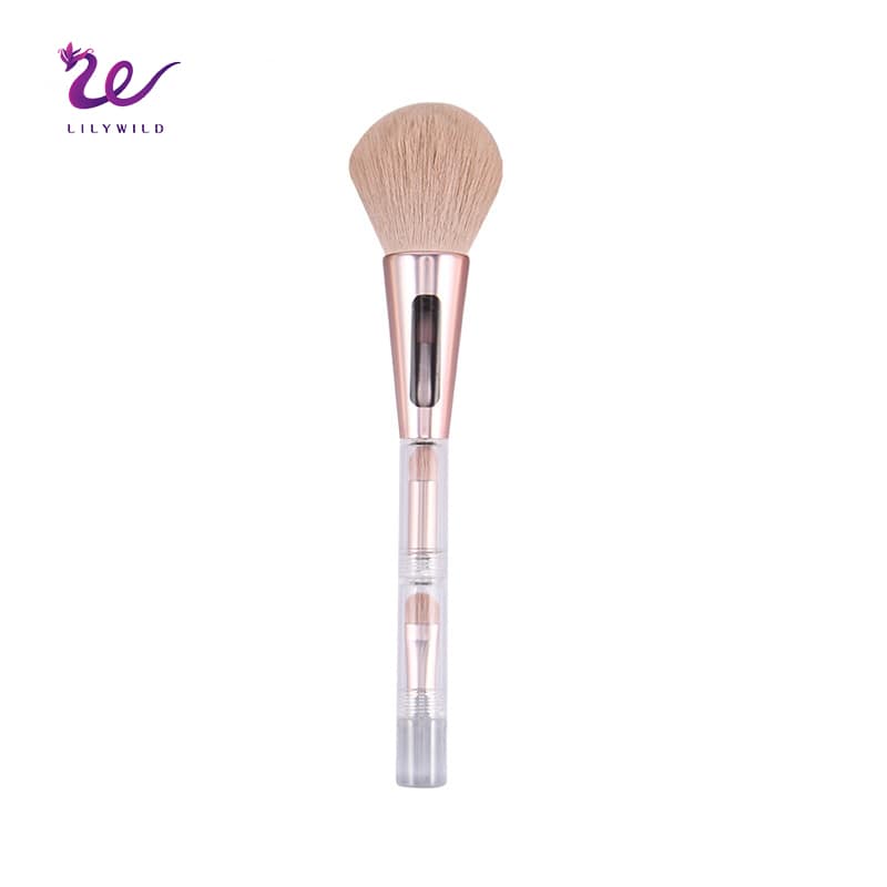 4 in 1 Multifunctional Makeup Brush Single Multi Ended Blush Eyeshadow Highlighter Brush Travel Friendly - Image 3