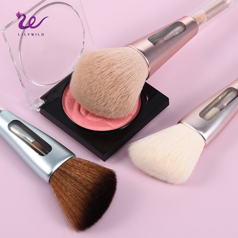 4 in 1 Multifunctional Makeup Brush Single Multi Ended Blush Eyeshadow Highlighter Brush Travel Friendly - Image 7