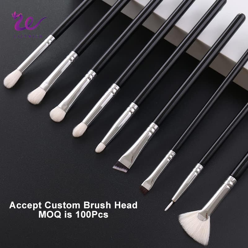 Best Selling High Quality Vegan Luxury Cosmetics Own Brand Logo Wooden Makeup Brush Set Private Label Make-up Brushes - Image 4