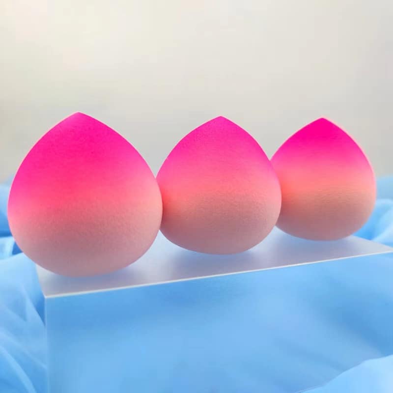 Face Cosmetic Puff Hot Sell Free Sample Egg Cartons Case Container Beauty Blending Luxury Make up Remover Puff - Image 2