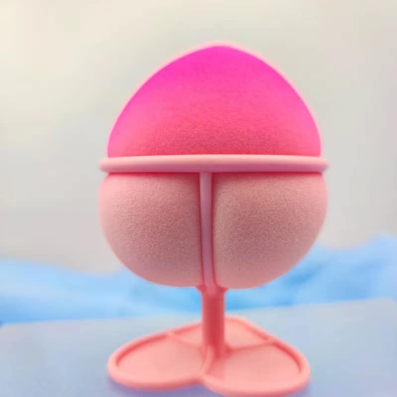 Face Cosmetic Puff Hot Sell Free Sample Egg Cartons Case Container Beauty Blending Luxury Make up Remover Puff - Image 4