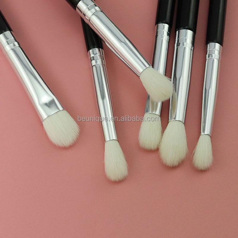 Lilywild Professional High Quality Black Vegan Private Label Wooden Luxury Single Eye Liner Makeup Brushes - Image 5