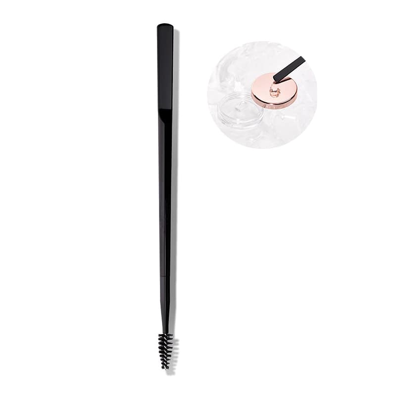 Professional Slant Brow Wax Gel Applicator Brow Freeze Brush Dual Ended Brow Lift Applicator
