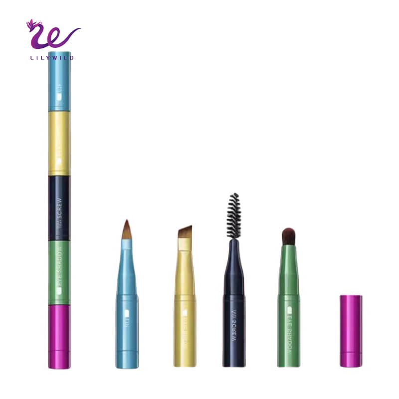 4-in-1 Makeup Brush Set Reusable Eco-Friendly Packaging Cruelty-Free Vegan Hair Free Sample Offer - Image 5