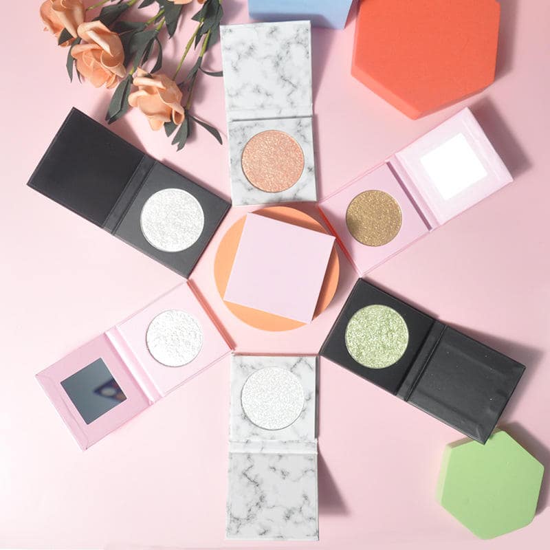 Lilywild Wholesale Eye Make up Pressed Highlighter Palette Pink Makeup Face Glitter Pigment Creamy Gel Highlighter for Face - Image 3