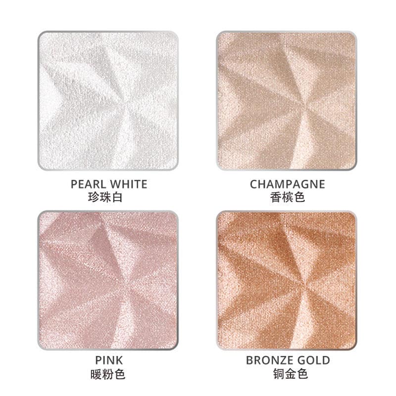 Lilywild Wholesale Custom Logo Pressed Single Pan Bronze Blush Glow Highlighter Makeup High Quality 3D Creative Highlighter - Image 4