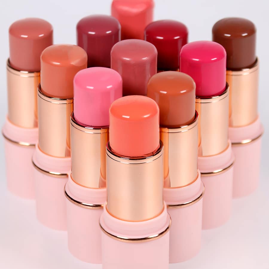 Convenient Mineral Cream Blush Stick for Face & Lips Waterproof Matte Finish Multi-Use Blendable Long-Lasting Pigment OEM/ODM - Image 5