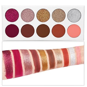 Make Your Own Brand High Pigmented Eye Shadow Palette 10 Pan Good Quality Waterproof Eye Shadow