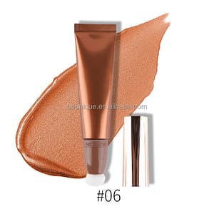 Lilywild Private Label Metallic High Pigment Waterproof Soft Tube Highlighter Vegan Glitter Liquid Highlight