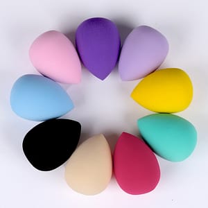 Private logo Non-Latex Soft Beauty Water-drop Shape Makeup Puff Cosmetic Sponge 3 Buyers