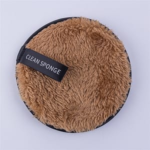 Custom Round Magic Soft Microfiber Facial Face Make up Cleansing Puff Clean Sponges Makeup Remover