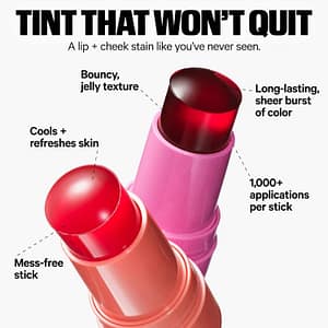 New Blush No Logo Long-Lasting Waterproof 5g Jelly Tint Powder Stick Face Mineral Chemical Natural Finish Fair Skin Tone CE